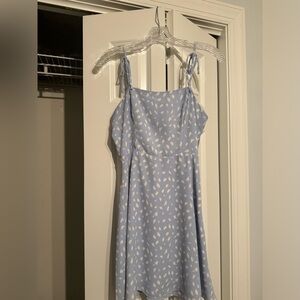 Dry Goods Blue and White Dress